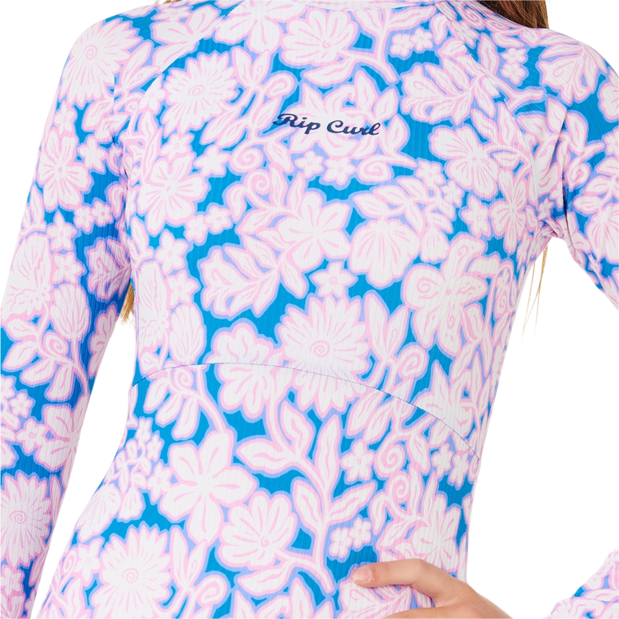 2026 Rip Curl Junior Sunshine UPF Langærmet Surfdragt 146GRV - Electric Blue